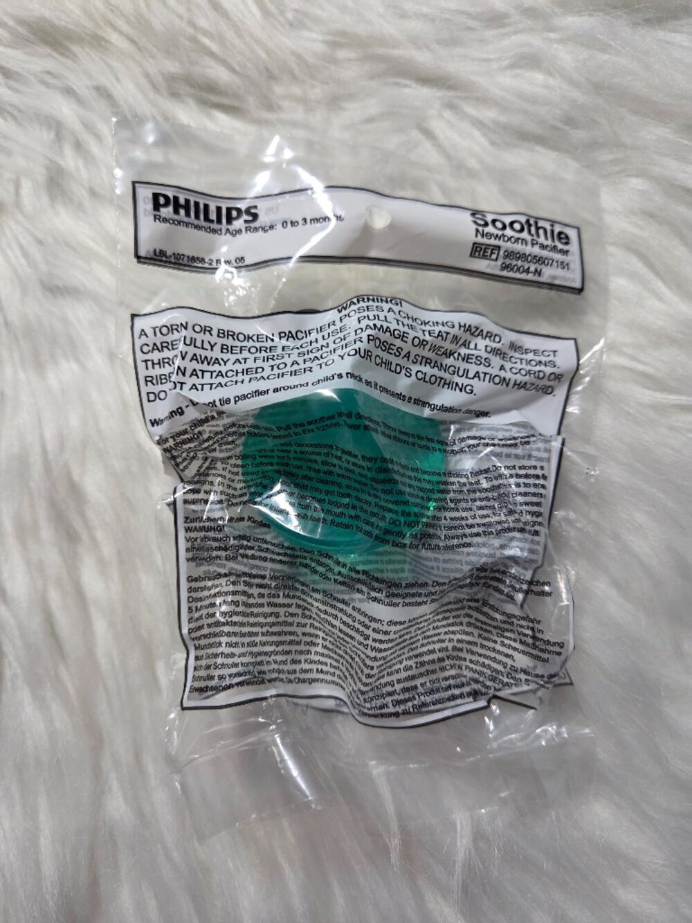Philips Newborn Soothie Pacifier